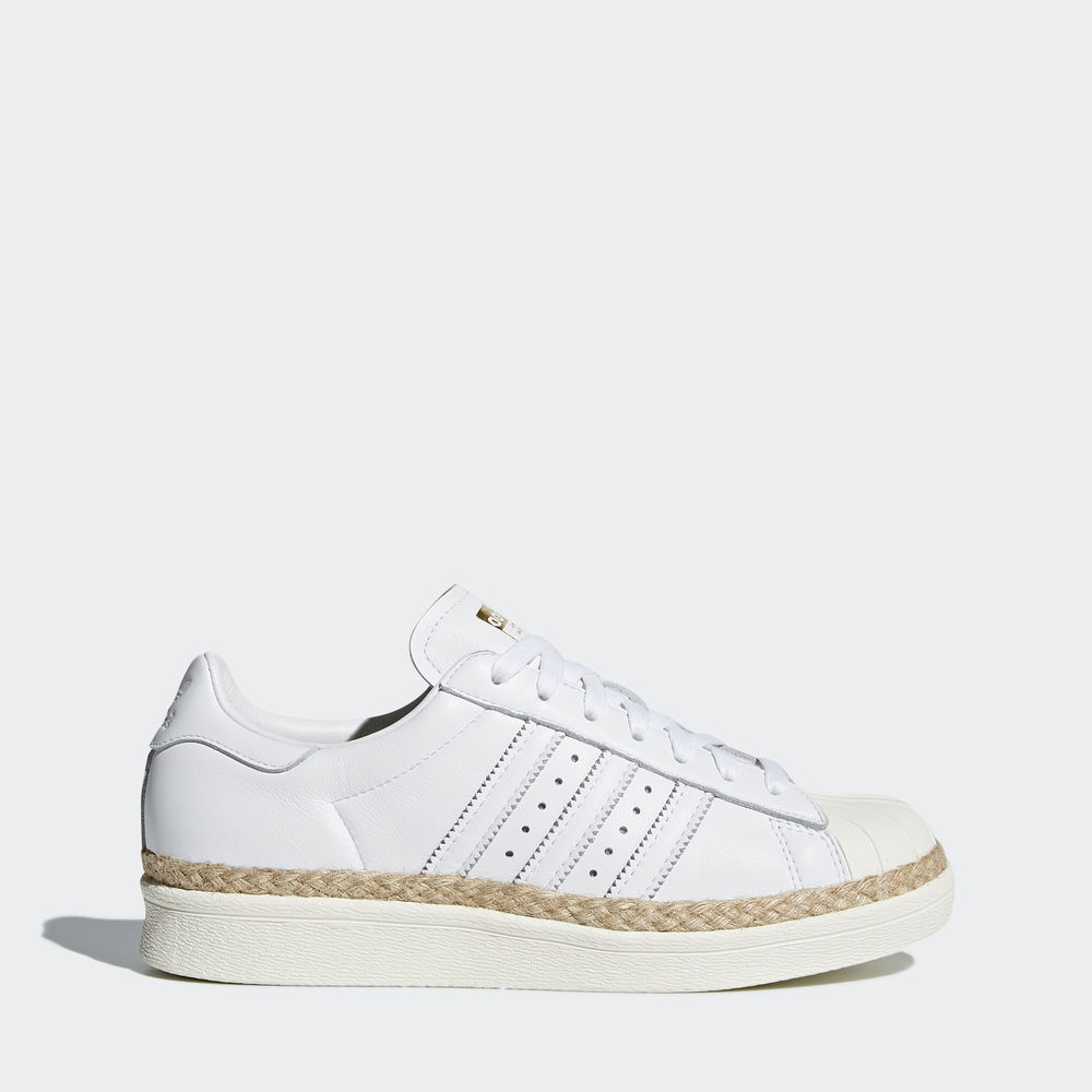 Adidas Superstar 80s New Bold - Originals γυναικεια - Ασπρα/Ασπρα/Ασπρα,Μέγεθος: EU 36 – 54 2/3 (488